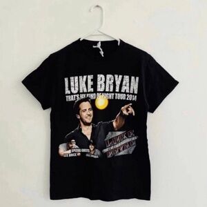 Luke Bryan My Kind Of Night 2014 Tour Tee Small